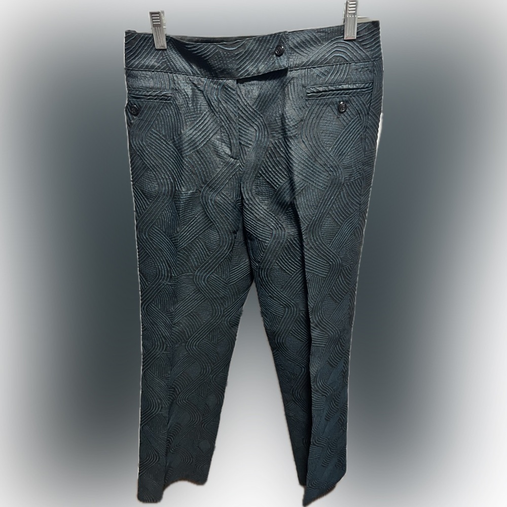Etcetera pattern dress pants sz 4